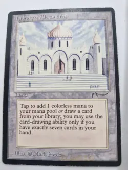 Magic the Gathering Library of Alexandria – Arabian Nights 1993 – Vintage Origin - Image 1