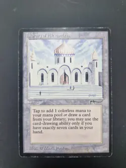 Magic the Gathering Library of Alexandria – Arabian Nights 1993 – Vintage Origin - Image 4