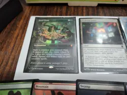 TMNT Pizza Bundle Promo, Food Chain, Sword Of Hearth, & 5 Foil MtG Pizza Lands - Image 3