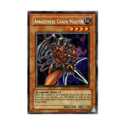 Konami YuGiOh Retro Pack Singles Amazoness Chain Master (SR) NM - Image 1