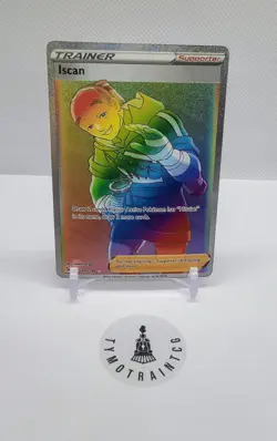 Pokemon - Iscan - Sword & Shield Lost Origin 207/196 Secret Rainbow Rare - Image 1