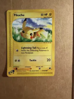 Pikachu Expedition 124/165 LP Non-Holo E-Series Pokemon - Image 1