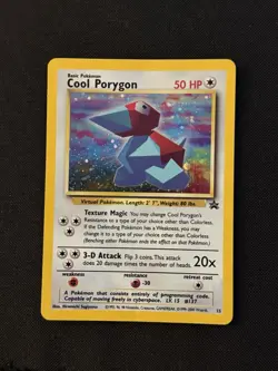 Pokemon TCG: Cool Porygon Wizards Of The Coast Promos Holo Foil - Image 1