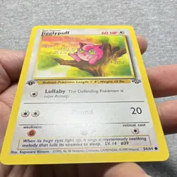 Pokemon Jigglypuff 1st Edition Jungle 54/64 60 HP Common Regular English 1999 - Image 4