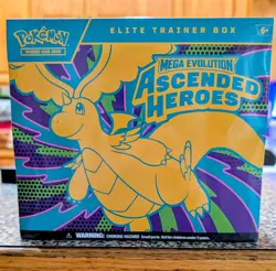 Pokemon Mega Evolution Ascended Heroes Elite Trainer Box Sealed New ships ASAP - Image 1