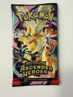 (HEAVY)🔥 22.53g Pokemon TCG Ascended Heroes Booster Pack Factory Sealed✅ - Image 2