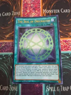 Yugioh The Seal of Orichalcos DRL3-EN070 Ultra Rare 1st Edition Near Mint - Image 1