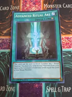 Yugioh Advanced Ritual Art THSF-EN052 Super Rare 1st Edition Near Mint - Image 1