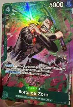 Roronoa Zoro Treasure Rare OP-15 ONE PIECE - TR OP13-037 English NM - Image 4