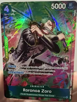 Roronoa Zoro Treasure Rare OP-15 ONE PIECE - TR OP13-037 English NM - Image 5