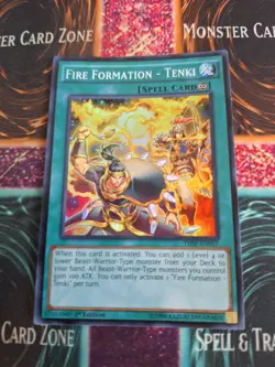 Yugioh Fire Formation - Tenki THSF-EN057 Super Rare 1st Edition Near Mint - Image 1