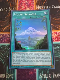 Yugioh Mount Sylvania MP14-EN227 Super Rare 1st Edition Near Mint - Image 1