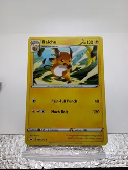 Raichu 066/202 Sword & Shield Base Set Regular Rare Pokemon Card - Image 1
