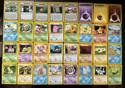 First edition Neo Genesis Pokemon Cards Bundle Mixed Conditions WOTC - Image 2