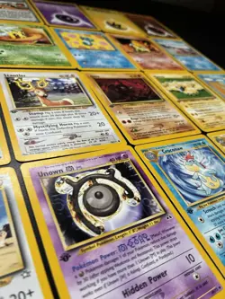 First edition Neo Genesis Pokemon Cards Bundle Mixed Conditions WOTC - Image 5