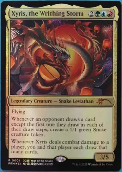 Xyris, the Writhing Storm (Year of the Snake 2025 Promo) FOIL NM CARD (513742) - Image 1
