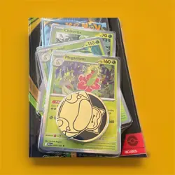 Pokemon Perfect Order Booster Pack Meganium Bayleef Chikorita Promo Cards - Image 2