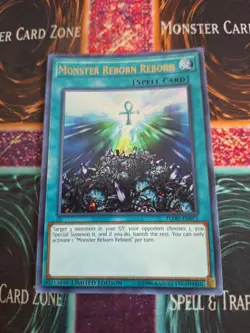 Yugioh Monster Reborn Reborn FLOD-ENSP1 Ultra Rare Limited Near Mint - Image 1