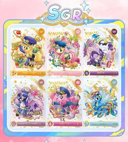 Kayou My Little Pony Moon 4 Collectible Cards - Chinese Version - Image 4