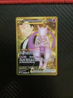 Pokemon Team Rocket's Mewtwo EX Destined Rivals Card 240/182 NM - Image 1