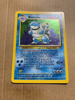 Blastoise 2/102 Base Set - Holo Pokemon Card - EX/NM - Image 2