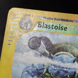 Pokemon TCG Blastoise Expedition Base Set Reverse Holo Holo Card 4/165 MP/HP - Image 3