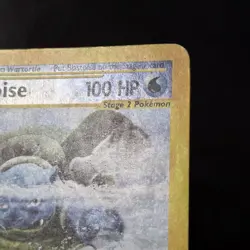 Pokemon TCG Blastoise Expedition Base Set Reverse Holo Holo Card 4/165 MP/HP - Image 4