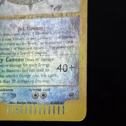 Pokemon TCG Blastoise Expedition Base Set Reverse Holo Holo Card 4/165 MP/HP - Image 5