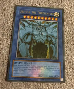 Yugioh Obelisk the Tormentor GBI-002 Secret Rare VLP Duel Monsters International - Image 1