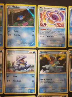 Pokemon TCG Card Lot of 14 Totodile Croconaw Mudkip Marshtomp from 2007-2014 - Image 3