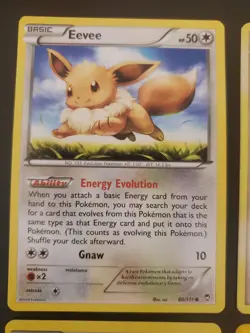 Eevee Lot of 7 Pokemon Cards TCG - Image 2