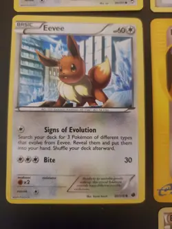 Eevee Lot of 7 Pokemon Cards TCG - Image 5