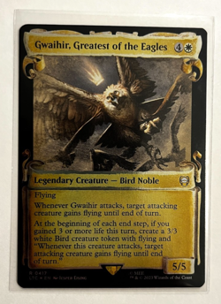 MTG – Lord of the Rings – Gwaihir, Greatest of the Eagles Scroll Foil – Rare 041 - Image 1