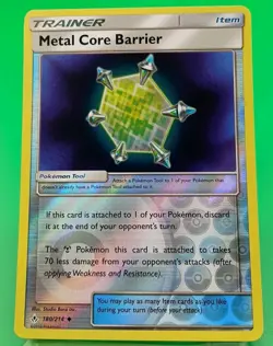 Pokemon - METAL CORE BARRIER 180/214 - Reverse Holo - Unbroken Bonds - NM/M - Image 1