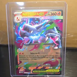 Pokemon TCG Mega Charizard X ex 013/094 Double Rare Holo 360HP English - Image 1