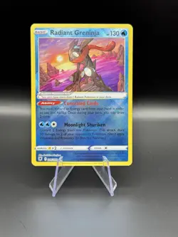 Pokemon Radiant Greninja Radiant Rare Holo 046/189 Astral Radiance English - Image 1
