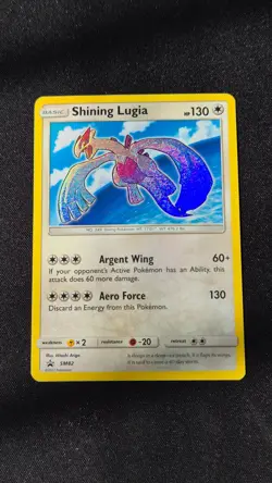 2017 Pokemon Black Star Promo #SM82 Shining Lugia - Image 1