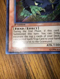 *** KURIBANDIT *** 1ST EDITION SECRET RARE DRLG-EN002 YUGIOH! - Image 2