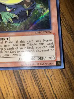 *** KURIBANDIT *** 1ST EDITION SECRET RARE DRLG-EN002 YUGIOH! - Image 3
