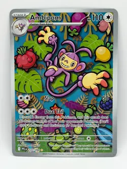 Ambipom 107/094 Phantasmal Flames NM Illustration Rare Pokemon TCG - Image 1