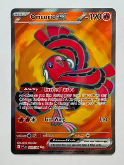 Pokemon TCG Oricorio ex 110/094 Holo Ultra Rare ME02: Phantasmal Flames - Image 1