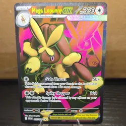 Pokemon TCG Mega Lopunny ex 115/094 Phantasmal Flames Ultra Rare Holo 330HP - Image 2