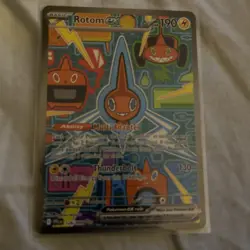 Rotom ex 126/094 SIR Full Art Holo Pokemon Mega Evolution Phantasmal Flames - NM - Image 3