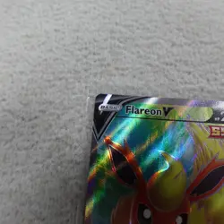 Flareon V 169/203 Pokemon Evolving Skies Ultra Rare Holo Full Art SWSH07 - Image 3