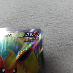 Flareon V 169/203 Pokemon Evolving Skies Ultra Rare Holo Full Art SWSH07 - Image 4