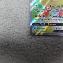 Flareon V 169/203 Pokemon Evolving Skies Ultra Rare Holo Full Art SWSH07 - Image 5