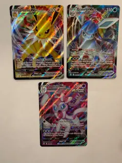 Pokemon 9 Evolving Skies Lot Umbreon, Sylveon, Espeon, Rayquaza, Jolteon, etc - Image 3
