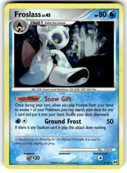 Pokemon TCG Froslass 2/99 Platinum Arceus Holo Rare NM/LP - Image 1