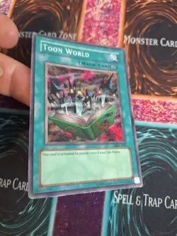 Yugioh Toon World MRL-076 Super Rare OG Unlimited MP/HP - Image 2