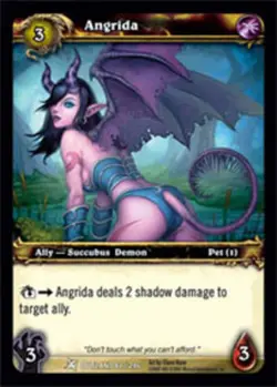 Heavy Play WoW TCG Angrida Fires of Outland World of Warcraft - Image 1